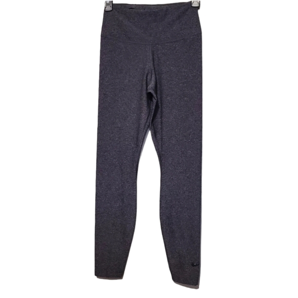 NIKE Dri-Fit Leggings Women Size Small Heather Gray High Rise Yoga Pant - Picture 2 of 12